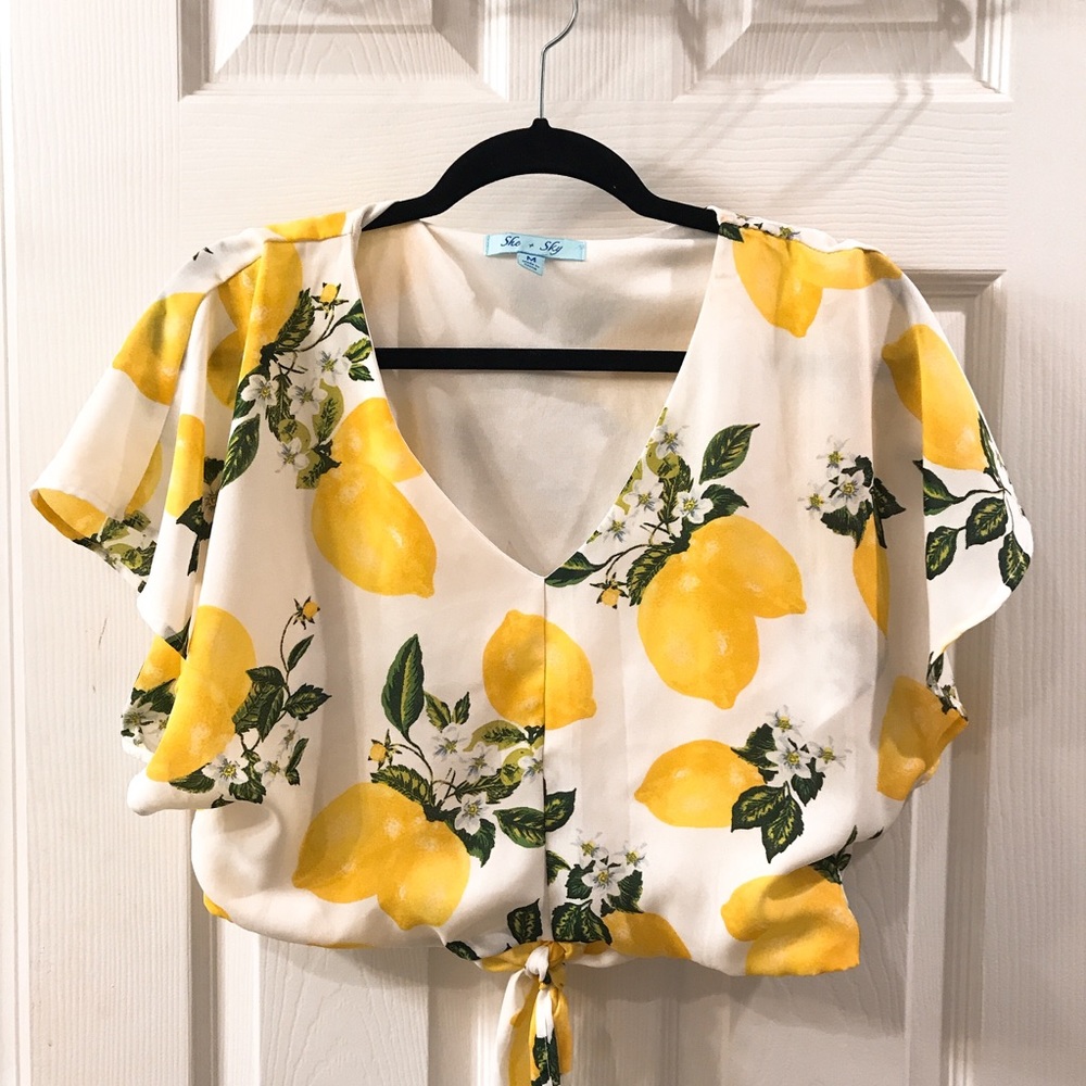 Lemon Patterned Set - Picture 3 of 6